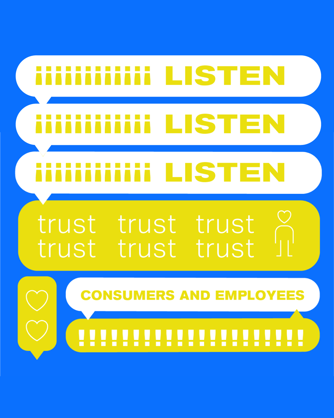 How do you maintain trust in your brand after a major crisis?