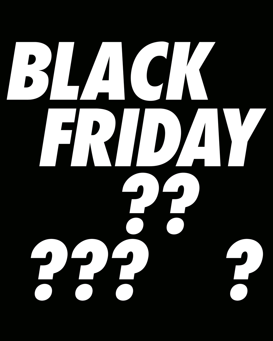 Why will this Black Friday be blacker?